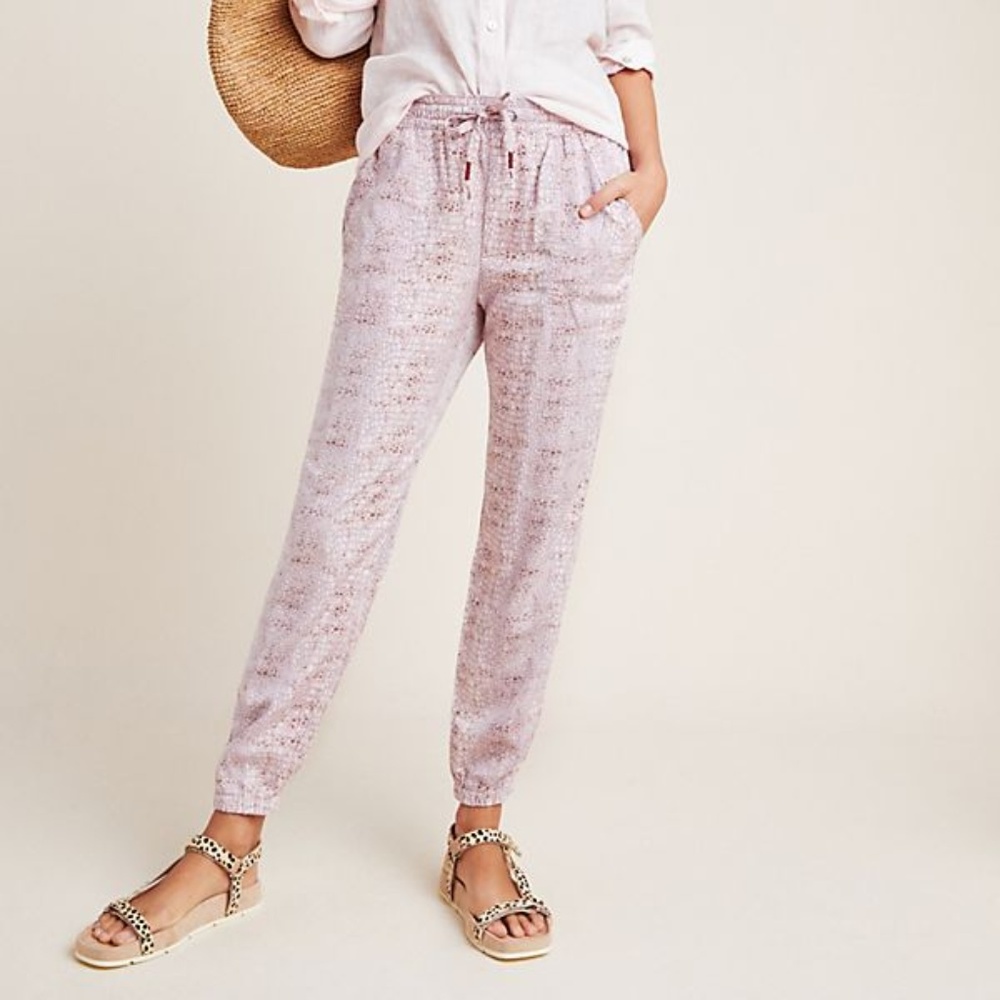 Anthropologie Orana Printed Joggers